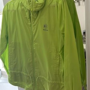 Women’s Reebok Windbreaker - Lime Green